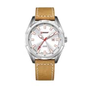 Cruiser Beige Leather Analog Men Watch C7251-GZW