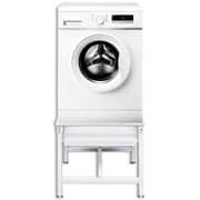 vidaXL Washing Machine Pedestal with Pull-Out Shelf White