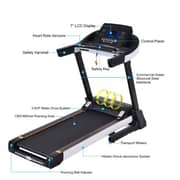 Marshal Fitness Low Noise Two Motors Home Use Treadmill Marshal Fitness Low Noise Two Motors Home Use Treadmill
