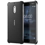 Nokia Carbon Fiber Design Case Black For Nokia 6 - 1A21M9800VA Nokia Carbon Fiber Design Case Black For Nokia 6 - 1A21M9800VA