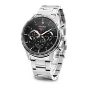 Seiko Chronograph Silver Metal Analog Watch For Men SSB355P1