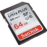 Sandisk Ultra Plus 64GB Micro SDHC UHS-i Memory Card With Adapter 80MB/s Speed Class 10 U1 Sandisk Ultra Plus 64GB Micro SDHC UHS-i Memory Card With Adapter 80MB/s Speed Class 10 U1