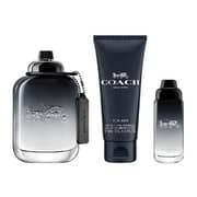 Coach New York 3pcs Giftset 100ml EDT+Shower Gel +15ml Miniture