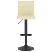 Vidaxl Bar Stools 2 Pcs Cream Fabric Vidaxl Bar Stools 2 Pcs Cream Fabric