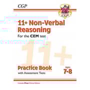 New 11+ CEM Non-Verbal Reasoning Practice Book & Assessment Tests - Ages 7-8 (with Online Edition) New 11+ CEM Non-Verbal Reasoning Practice Book & Assessment Tests - Ages 7-8 (with Online Edition)