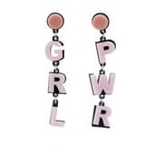 TYPO Premium Novelty Earrings Girl Power