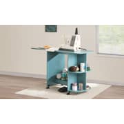 AtoZ Furniture O-161999-1 Expandable Rolling Sewing Table/Craft Station Craft Station