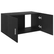 vidaXL Wall Mounted Cabinet Black 80x39x40 cm Engineered Wood vidaXL Wall Mounted Cabinet Black 80x39x40 cm Engineered Wood
