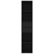 Vidaxl Book Cabinet Black 36x30x171 Cm Engineered Wood Vidaxl Book Cabinet Black 36x30x171 Cm Engineered Wood
