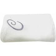 Personalized For You Cotton White C Embroidery Bath Towel 70*140 cm