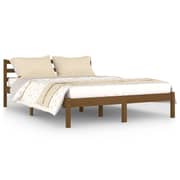 vidaXL Day Bed Solid Wood Pine 140x200 cm Double Honey Brown vidaXL Day Bed Solid Wood Pine 140x200 cm Double Honey Brown