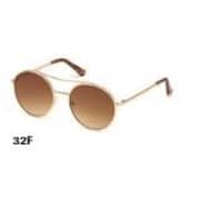 Skechers Gold Metal Non-Polarized Women Sunglasses SE605532F53