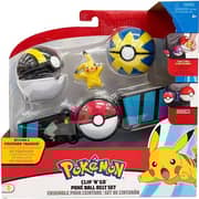 Pokemon Clip N Go Poke Ball Belt Set Blue Pokemon Clip N Go Poke Ball Belt Set Blue