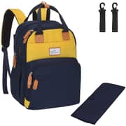 Menions Baby Diaper Changing Back Pack Black Yellow