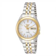 Seiko 5 Men's White Dial Stainless Steel Automatic Watch - SNKL24J1 Seiko 5 Men's White Dial Stainless Steel Automatic Watch - SNKL24J1