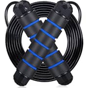 ULTIMAX Jumping Rope, Skipping Rope Adult Fitness Women, Adjustable Jump Rope with Memory Foam Handles Ideal for Aerobic, Calorie & Fat Burning Home Gym Workout for Kids & Men-Assorted Color