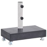 Vidaxl Umbrella Base Black 45x25x8 Cm Granite Vidaxl Umbrella Base Black 45x25x8 Cm Granite