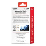 ISound 6815 Flat HDMI Cable with Ethernet Black 1.8m