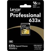 Lexar LSD16GCBEU633 Professional 633x SDHC 16GB Class 10 Lexar LSD16GCBEU633 Professional 633x SDHC 16GB Class 10
