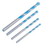 Bosch Multi Purpose Drill Bit Set 4,5,6,8 Mm Bosch Multi Purpose Drill Bit Set 4,5,6,8 Mm