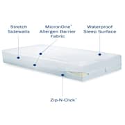 CleanRest Pro Mattress Encasement | Virus Blocking | 100% Bed Bug Blocking | Waterproof |Anti-Allergy | 160x200cm | Queensize