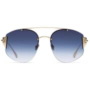Dior CD-STRONGER-00058NE Round Titanium Black/Gold Women Sunglasses