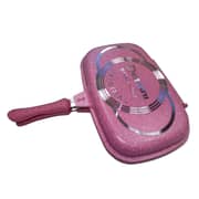 Dessini -granite Cookware Double Grill Pan 46x37x7.5 Pink Color Dessini -granite Cookware Double Grill Pan 46x37x7.5 Pink Color