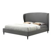 MooBoo Maddie 180cm Mid Grey King Size Bed