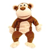 Fiesta Crafts T-2343 Hand Puppet Monkey - Brown
