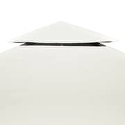 Vidaxl Gazebo Cover Canopy Replacement 310 G / M² Cream White 3 X 4 M