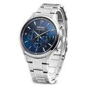 Seiko Chronograph Silver Metal Analog Watch For Men SSB339P1