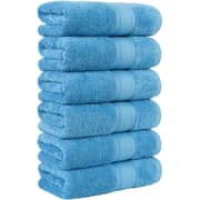 Lavish Hand Towels Original Set Of 6-piece Hand Towel With Hanging Loops For Kitchen Decor And Body Eco Friendly Soft Highly Absorbent Naturel Durable