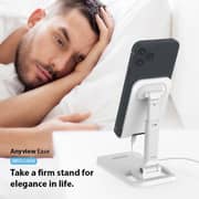 Rockrose Foldable Desktop Phone Stand White Rockrose Foldable Desktop Phone Stand White