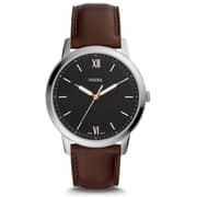 Fossil FS5464 The Minimalist Three-Hand Brown Leather Watch