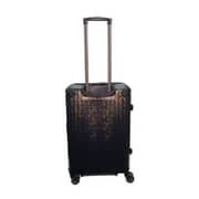 Highflyer T1000 Hard Luggage Trolley Bag Black 3Pc Set TH-1000-3PCBLK