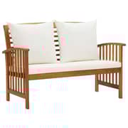 Vidaxl Garden Bench With Cushions 119 Cm Solid Acacia Wood Vidaxl Garden Bench With Cushions 119 Cm Solid Acacia Wood