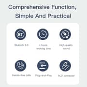 Yesido Audio Adapter Rechargeable Audio Converter Black