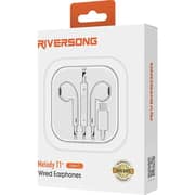 Riversong EA162 Melody T1+ Wired In-Ear Headphones White
