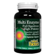 Natural Factors Multi Enzyme Full Spectrum 120 Capsules