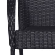 Vidaxl Stackable Outdoor Chairs 6 Pcs Poly Rattan Black Vidaxl Stackable Outdoor Chairs 6 Pcs Poly Rattan Black