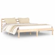 vidaXL Day Bed Solid Wood Pine 160x200 cm King Size vidaXL Day Bed Solid Wood Pine 160x200 cm King Size