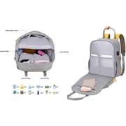 Menions Baby Diaper Changing Back Pack Grey Yellow
