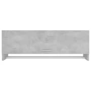 Vidaxl Wardrobe Concrete Grey 100x32.5x35 Cm Engineered Wood Vidaxl Wardrobe Concrete Grey 100x32.5x35 Cm Engineered Wood