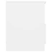 vidaXL Bed Cabinet White 40x40x50 cm Engineered Wood vidaXL Bed Cabinet White 40x40x50 cm Engineered Wood