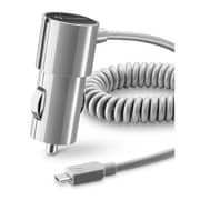 Cellular Line Car Charger With USB Cable Grey Cellular Line Car Charger With USB Cable Grey