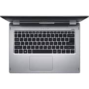 Acer Spin 3 SP314-54N-36GW NX.HQ7EM.00C 2 in 1 Laptop - Core i3 3.40GHz 4GB 256GB Windows 10 Home 14inch FHD Silver English/Arabic Keyboard