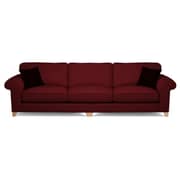 Galaxy Design Angelic 3 Seater Sofa Blood Red Galaxy Design Angelic 3 Seater Sofa Blood Red
