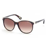 Marciano GM074452F57 Ladies Sunglass Dark Havana/Grad Brown