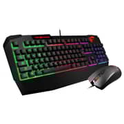 MSI Vigor GK40 Wired Gaming Keyboard & Wired Mouse Black S1104US233AP1 MSI Vigor GK40 Wired Gaming Keyboard & Wired Mouse Black S1104US233AP1