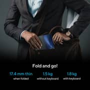 Asus Zenbook 17 Fold OLED UX9702AA-OLED007W Laptop - Core i7 1.1GHz 16GB 1TB Shared Win11Home 17.3inch 2.5K Tech Black English/Arabic Keyboard